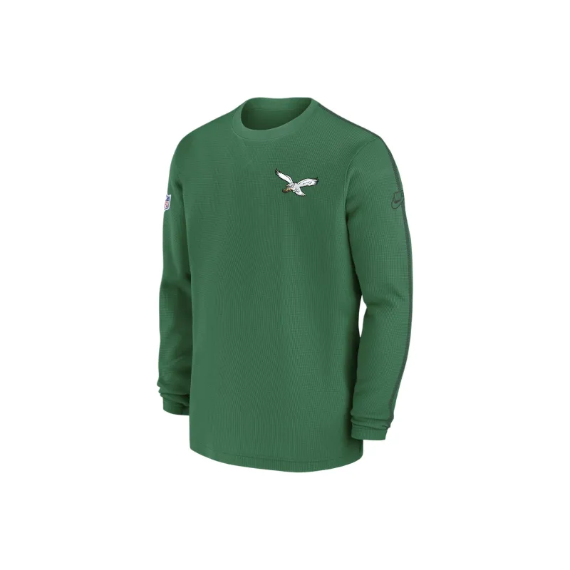 Nike Philadelphia Eagles Logo Coach Men's Nike Nfl Long Sleeve Top-0