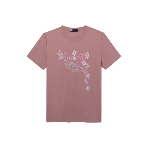 ANDREW MACKENZIE SS24 T Shirt Men's Rouge Red