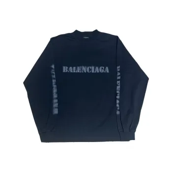 Balenciaga SS24 T-Shirt Regular Fit Unisex Navy