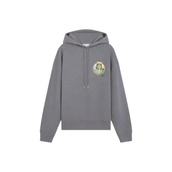 Maison Kitsune Rambling Fox Printed Drawstring Hoodie