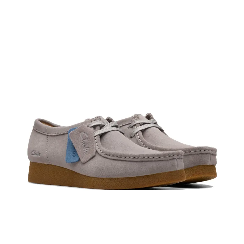 Clarks Wallabee EVO Abrasion Resistant Low Top Casual Shoes Women's Dark Gray-2