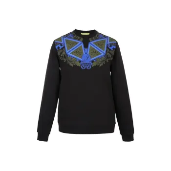 VERSACE JEANS Sweatshirts Men Blue Black