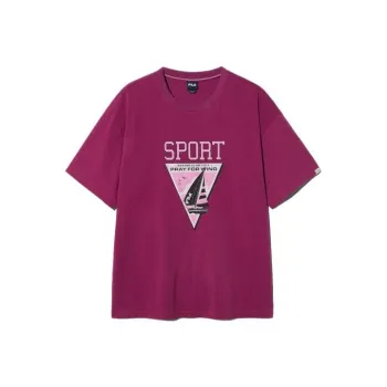 FILA T Shirt Unisex Dark Purple