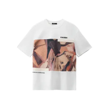 CAISEDI T Shirts Men White