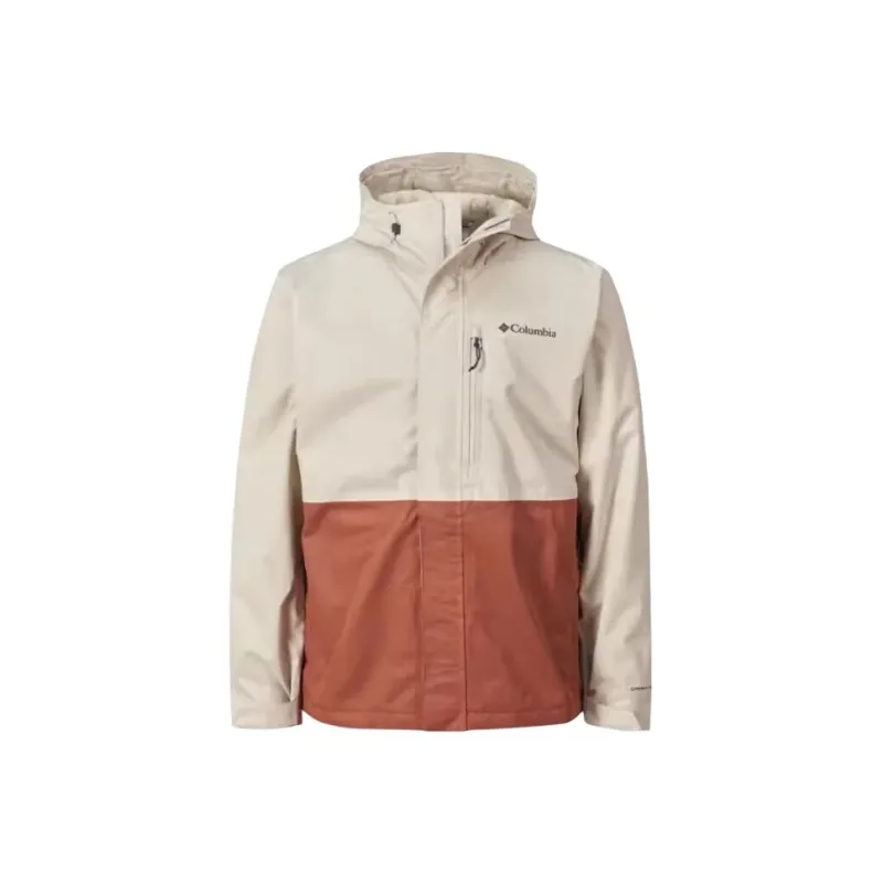 Columbia City Outdoor Collection Waterproof, Windproof, Breathable, And Thermal Windbreaker Jacket Men's Ecru-0