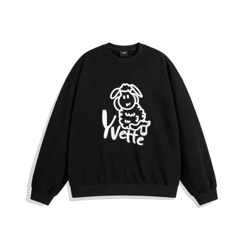 Yvette Sweatshirts Unisex Black