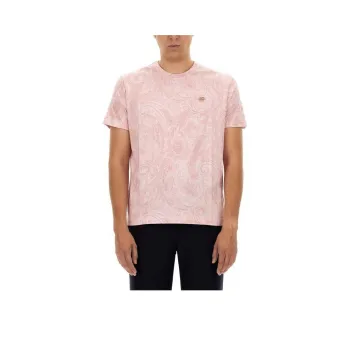 ETRO Paisley Print Crewneck T Shirt