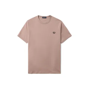 FRED PERRY Embroidered logo Cotton T shirt