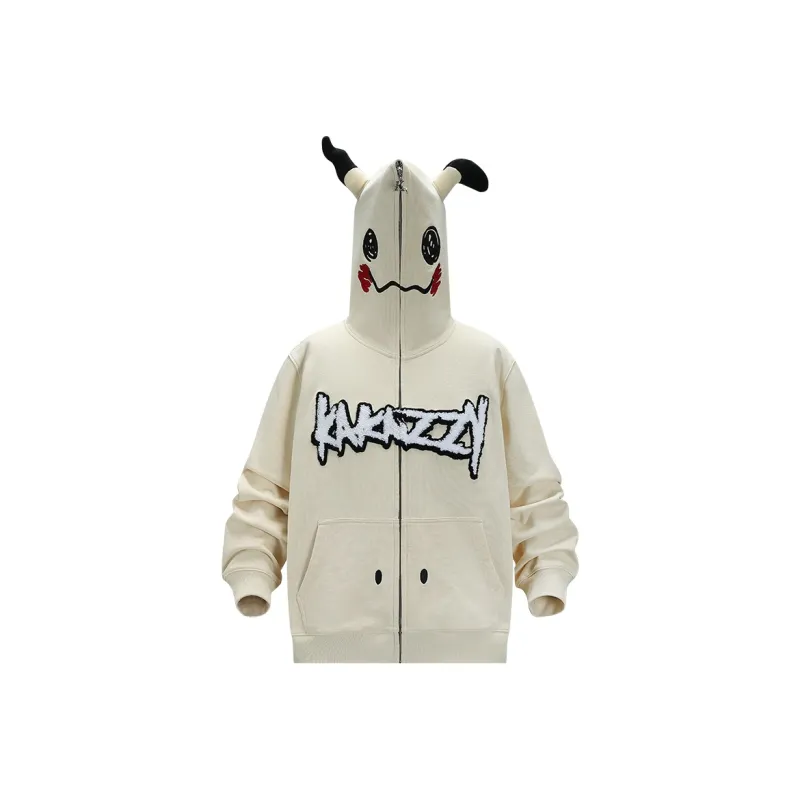 KAKAZZY Sweatshirts Unisex Ecru-0
