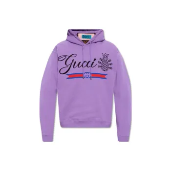GUCCI Pineapple SS23 Sweatshirt Men's Purple