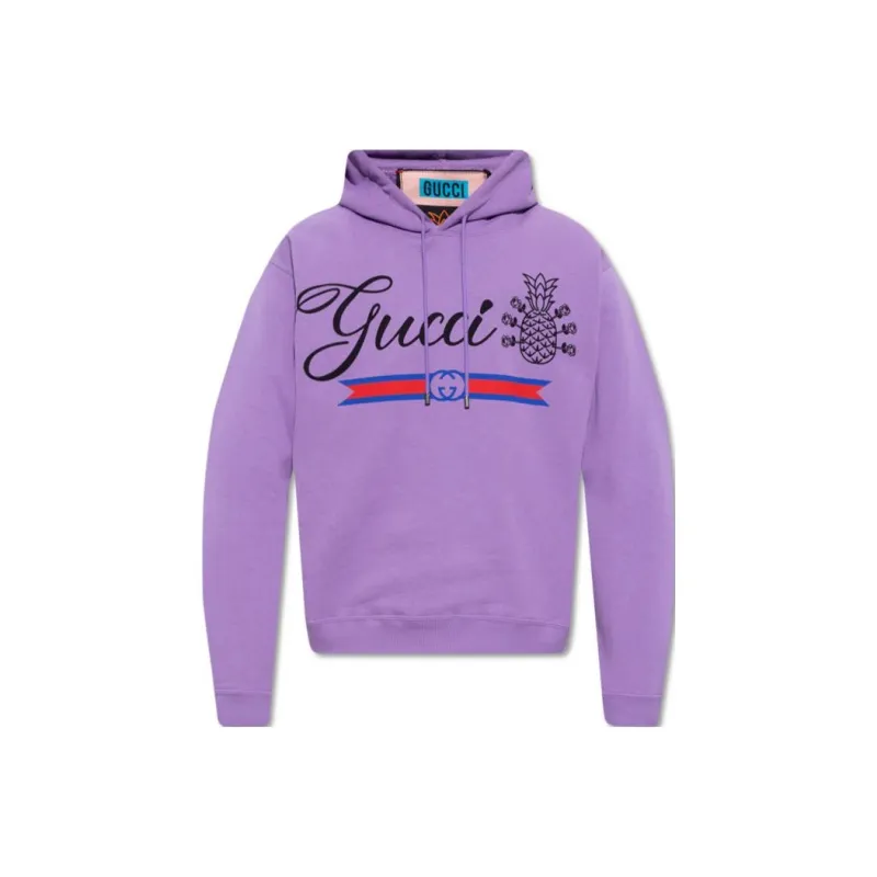 GUCCI Pineapple SS23 Sweatshirt Men's Purple-0