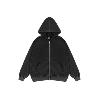 XINYINSU 24FW Sweatshirt Unisex Washed Black