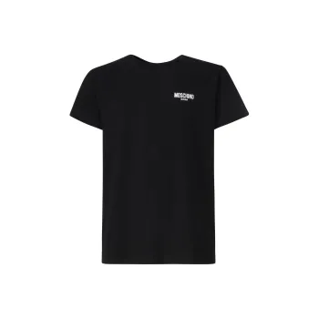 MOSCHINO Chest Logo print Detail T shirt