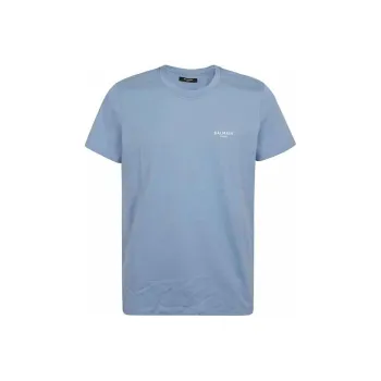 BALMAIN T Shirts Men Blue
