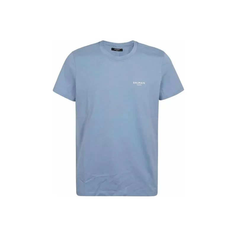 BALMAIN T Shirts Men Blue-0