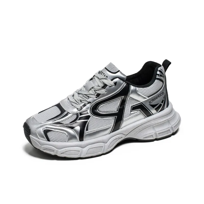 ROBINHOOD Shock Absorbers Slip Resistant, Abrasion Resistant, Breathable Low Top Chunky Sneakers Men's Box-14