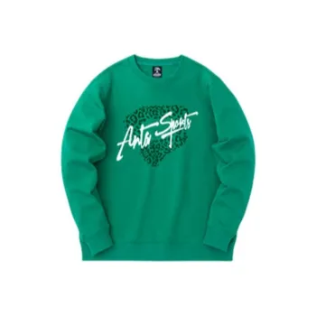 Anta Life Collection Sweatshirt Unisex Leopard Green