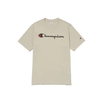 Champion T Shirts Unisex Beige
