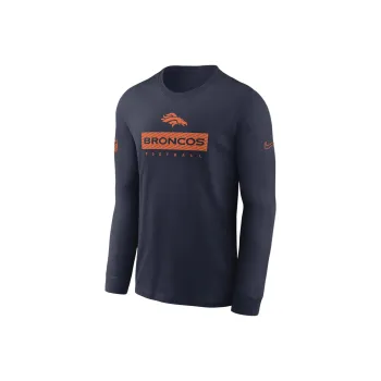 Nike Denver Broncos Sideline Team Issue Men's Nike Dri-FIT Nfl Long-Sleeve T-Shirt