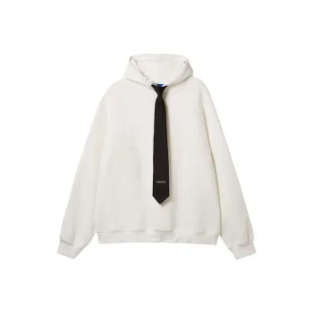LOOKUN Sweatshirts Unisex White