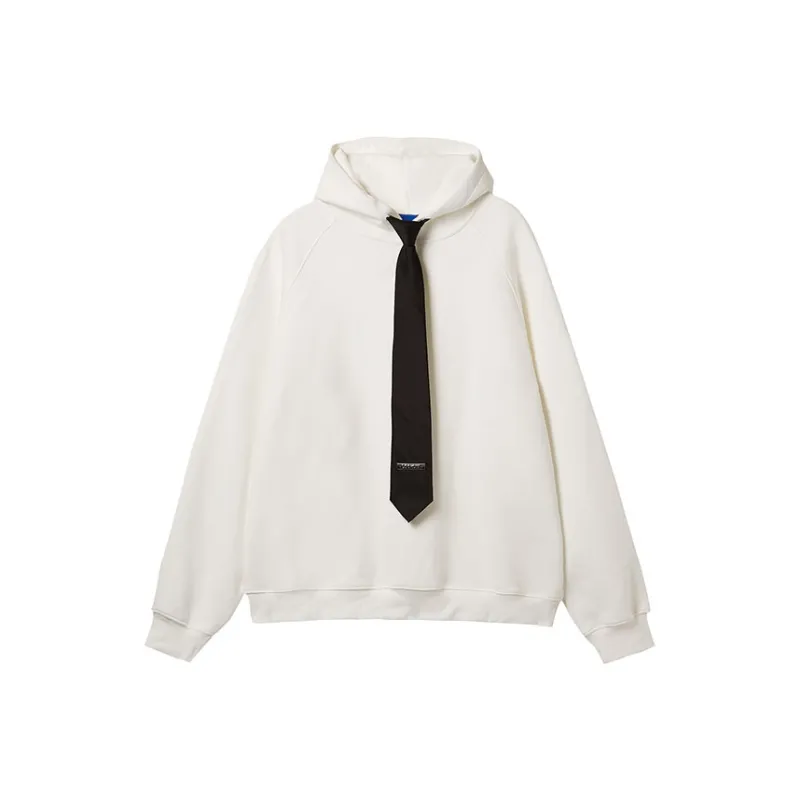 LOOKUN Sweatshirts Unisex White-0
