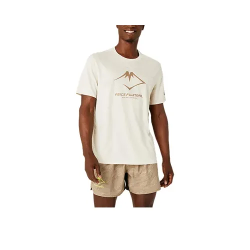 Asics FUJInormal T-Shirt Men's Oatmeal / Feather Gray / Pepper