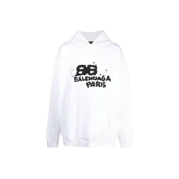 Balenciaga HAND DRAWN FW22 Sweatshirt Men's White