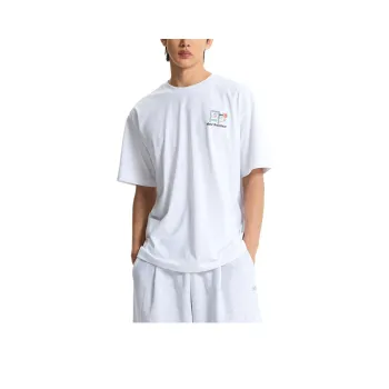 New Balance UNI NB BOY T Shirt Men's 10 White