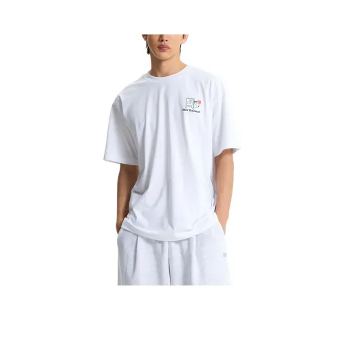 New Balance UNI NB BOY T Shirt Men's 10 White