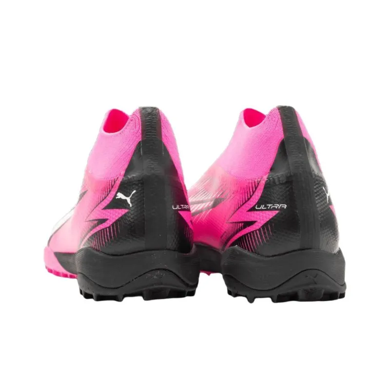 PUMA Ultra Match TT Rubber Broken Studs Anti Slip Wear Resistant Soccer Shoes Men's Pink-3