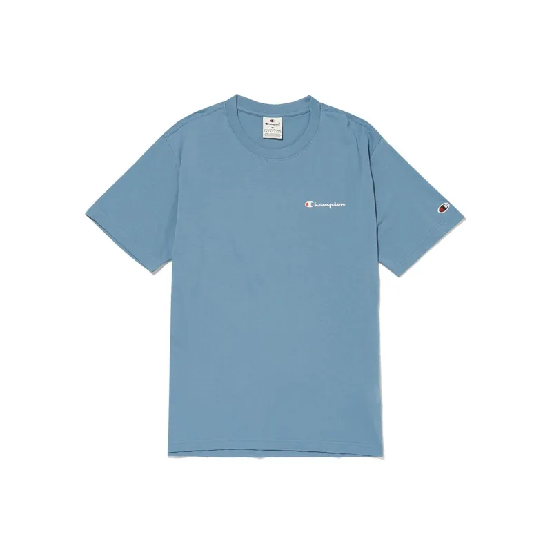 Champion T Shirts Unisex Blue-0