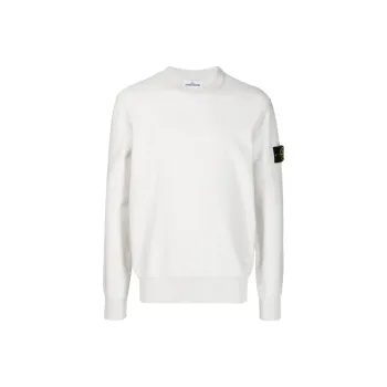 STONE ISLAND FW22 Men's Crew Neck Sweatshirt White