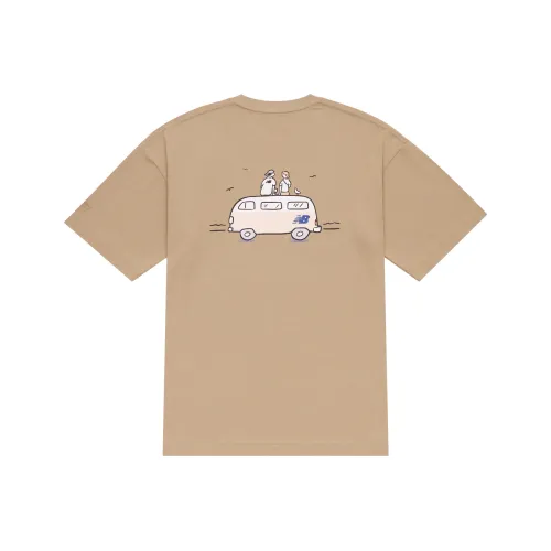 New Balance x PK SHEJISHILIANMINGKUAN T-Shirt Unisex Khaki