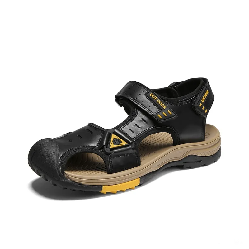 Season Ram Beach Sandals Men Brown/Black-1