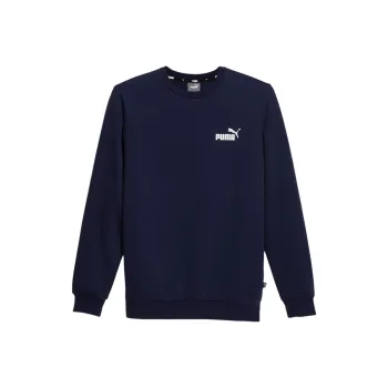 PUMA Essentials Small Logo Crew Neck Men's Sweatshirt Sweatshirt Men's Marine Blue