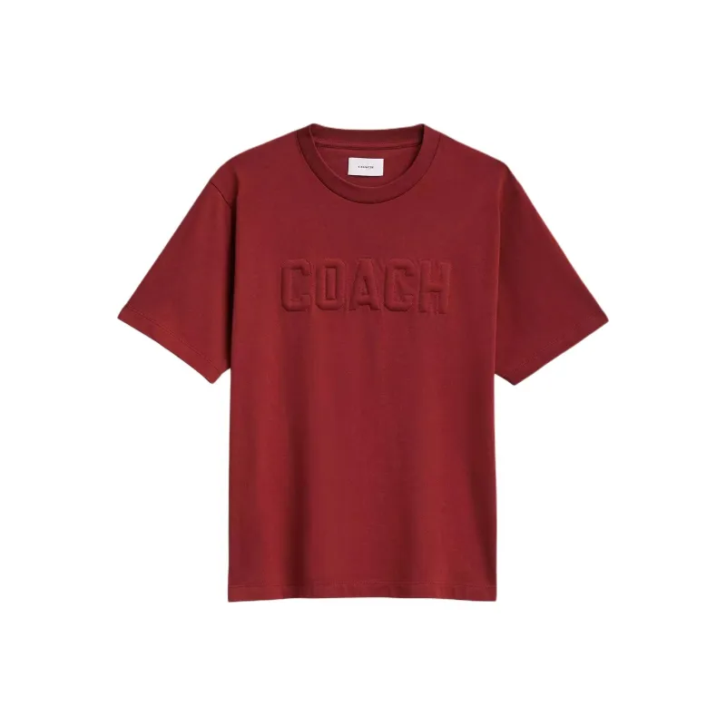COACH T-Shirts Unisex Merlot-0