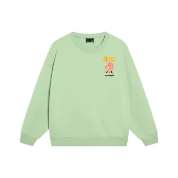 LINING Skateboard Sweatshirts Unisex Tranquil Green