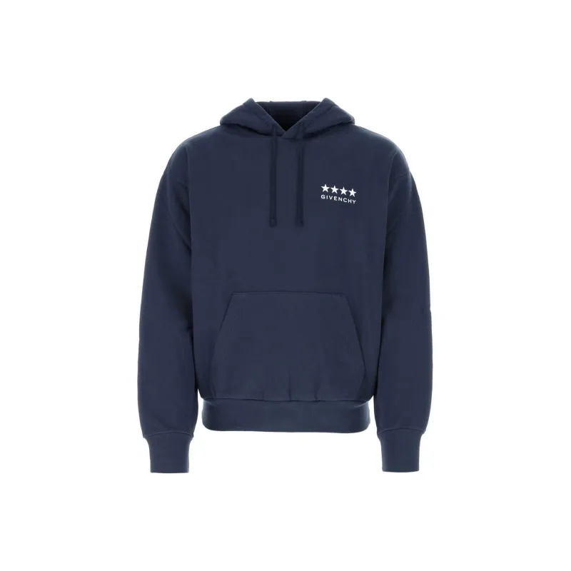 Givenchy Logo Embroidered Drawstring Hoodie-0