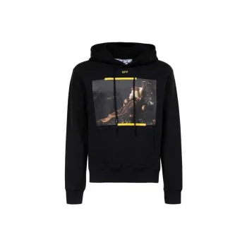 OFF WHITE Arrow Caravaggio St. Fran Slim Hoodie