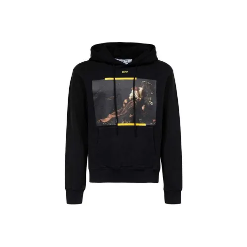 OFF WHITE Arrow Caravaggio St. Fran Slim Hoodie