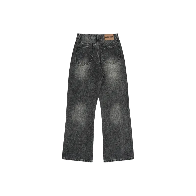 Ghost Mask Jeans Unisex Black Gray-1