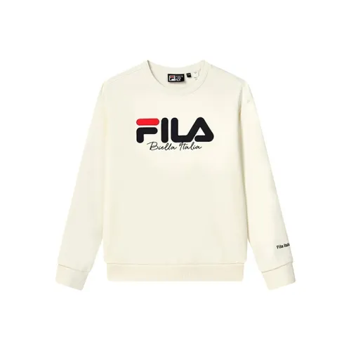 FILA Sweatshirt Unisex Latex White