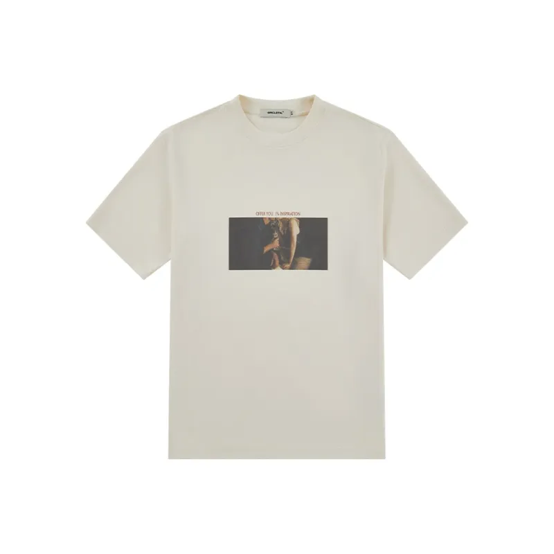 OPICLOTH T-Shirt Unisex Beige Apricot-0
