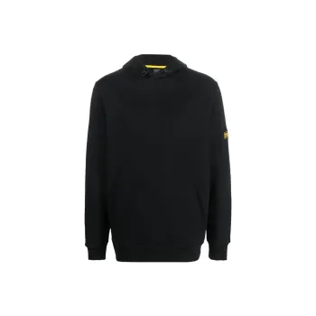 BARBOUR Logo Patch Long-Sleeved Hoodie