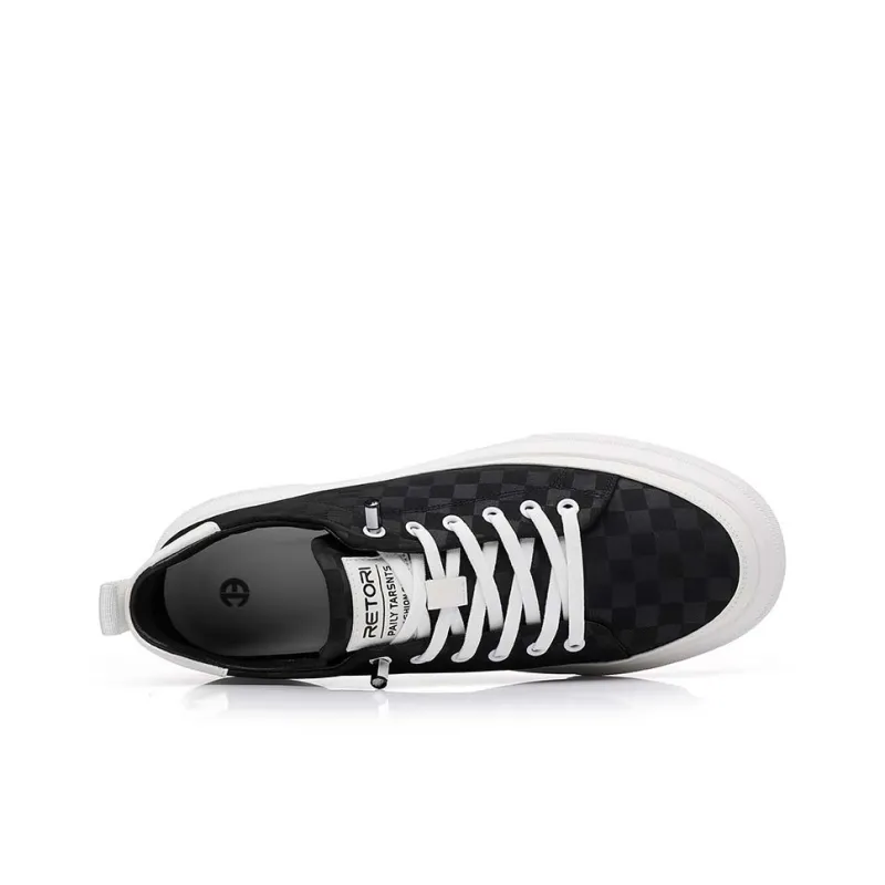 ENRICO COVERI Low Top Skateboard Shoes Men's Black-2