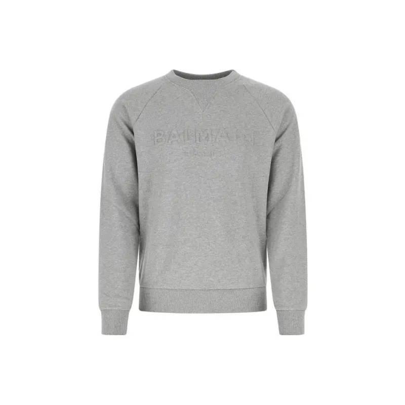 BALMAIN FW22 Sweatshirt Men's Gray-0