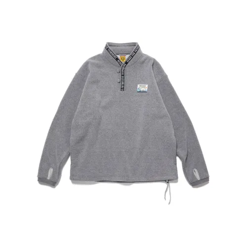 HUMAN MADE Fleece Stand Collar Print Pullover
