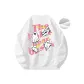 White[Crew Neck Thickened and Fleece-Lined]