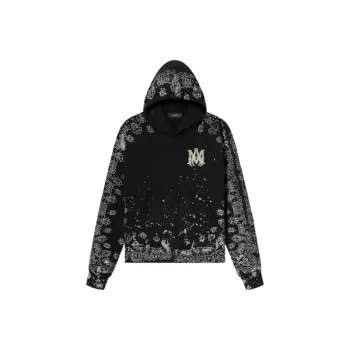 AMIRI Bandana Bleach All Over Hoodie