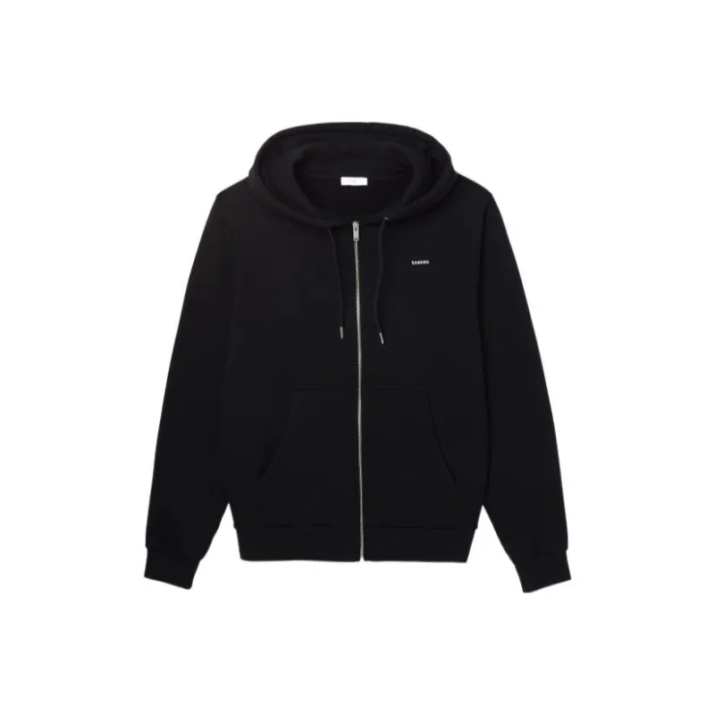 Sandro Logo print Zip up Hoodie-0